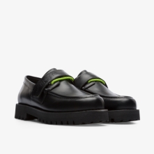 Camper Coco Capitán Flat Shoes Black - Womens Singapore RRKRIW-350
